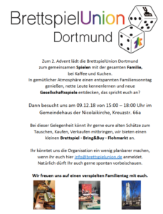 Familiennachmittag + Bring&Buy Flohmarkt @ Gemeindehaus der Nicolaikirche